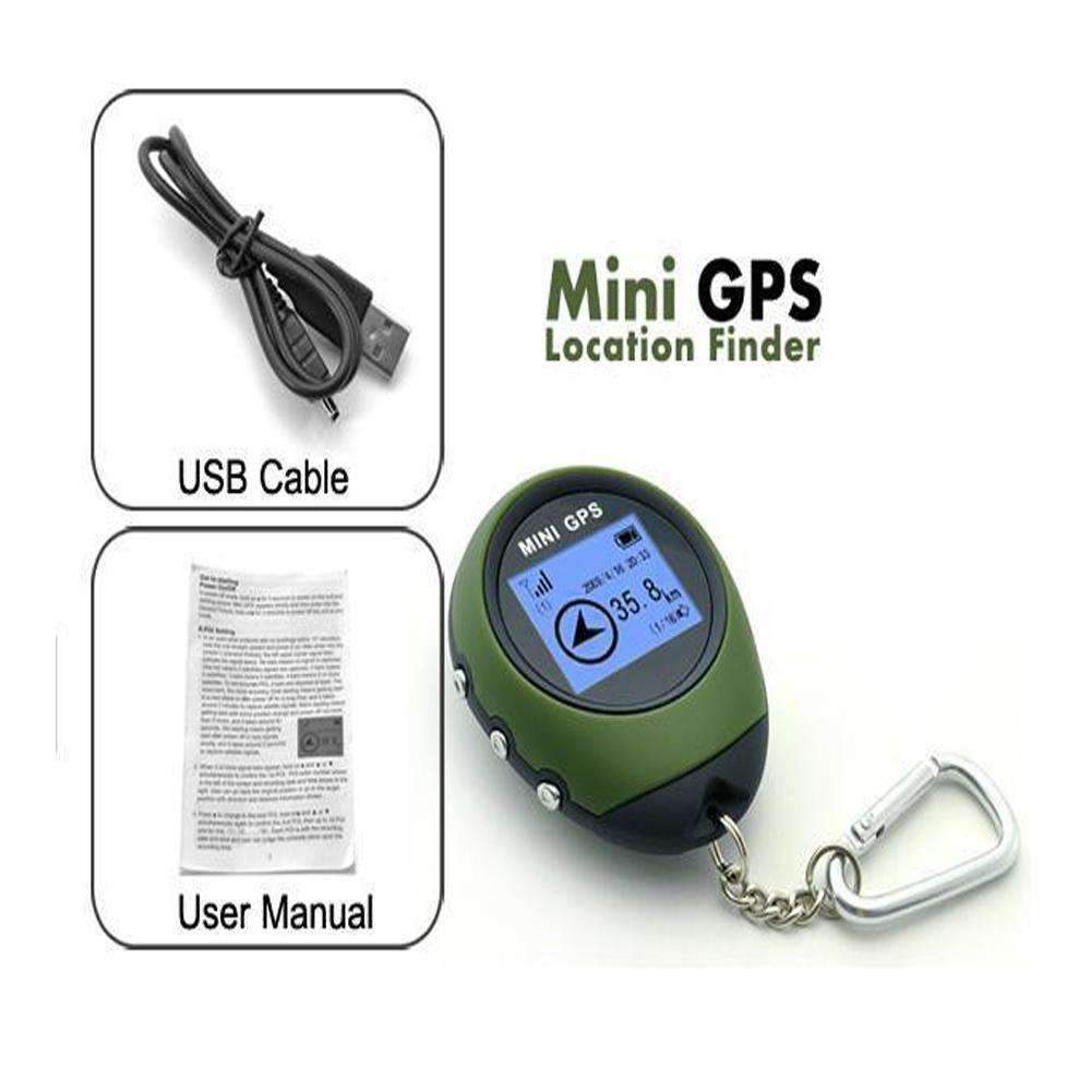 Portable Mini GPS Locator Keychain for Outdoor - Luxicro