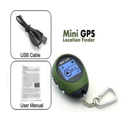 Portable Mini GPS Locator Keychain for Outdoor - Luxicro
