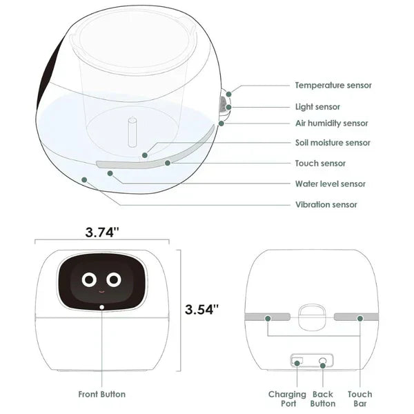 Intelligent Self Watering Planter Pot