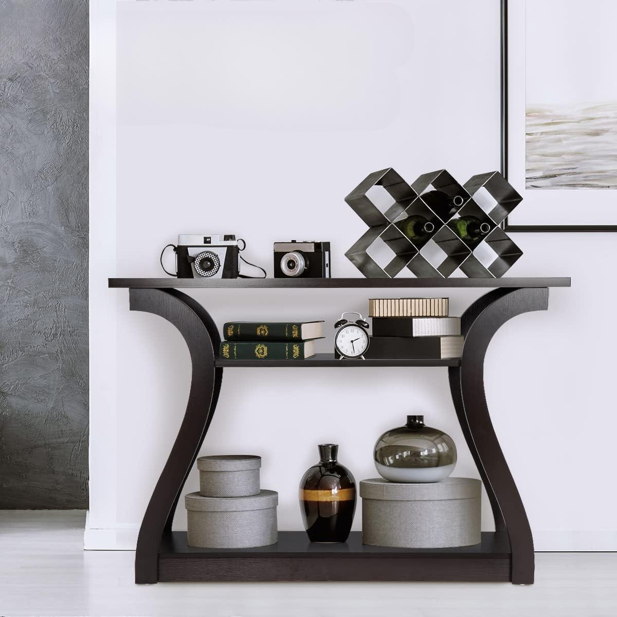 Sleek Entryway Hall Table for Living Room Decor
