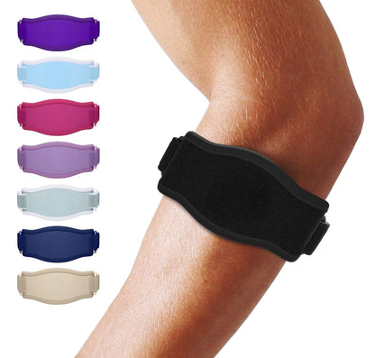 Comfortable Elbow Support Strap for Tennis Elbow Relief - Luxicro