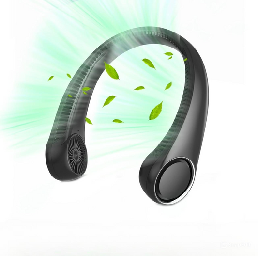 Compact Rechargeable Personal Neck Cooler Fan - Luxicro