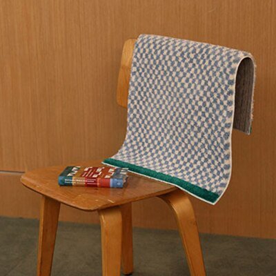Soft Checker Pattern Bathroom Mat