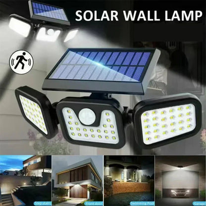 Eco Friendly Solar Powered Wall Lamp