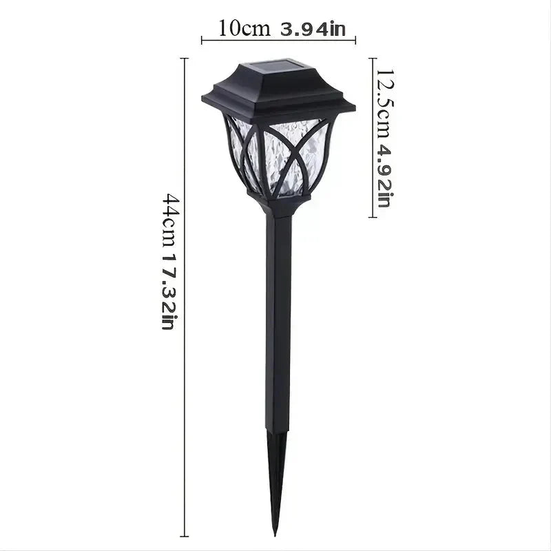 Bright Solar Powered Yard Lamp