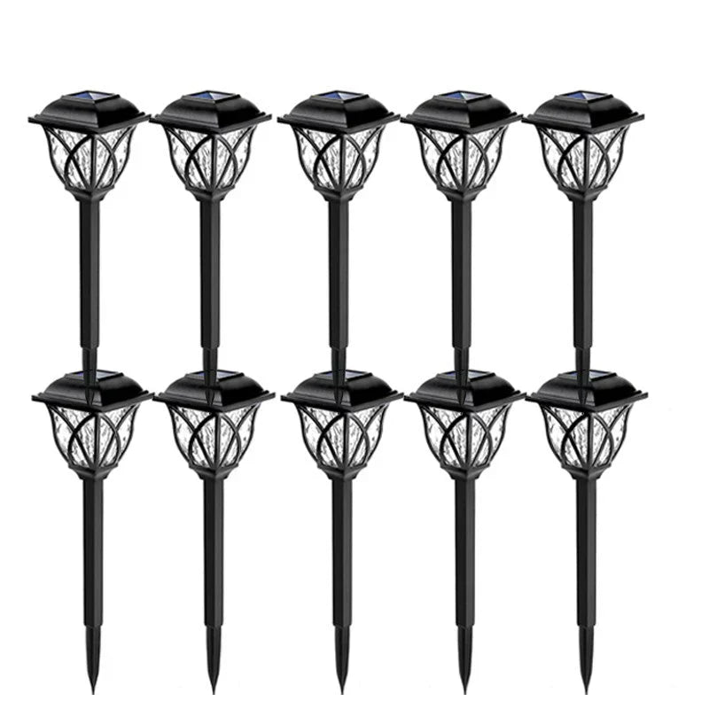 Bright Solar Powered Yard Lamp