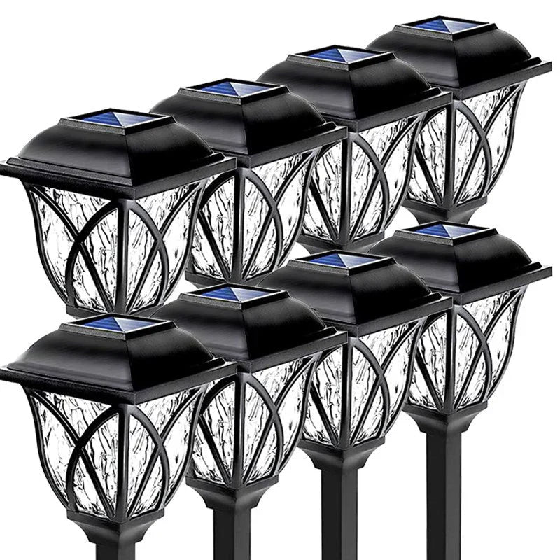 Bright Solar Powered Yard Lamp