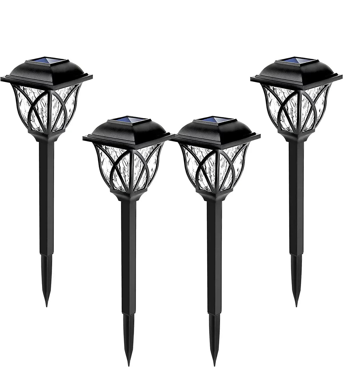 Bright Solar Powered Yard Lamp