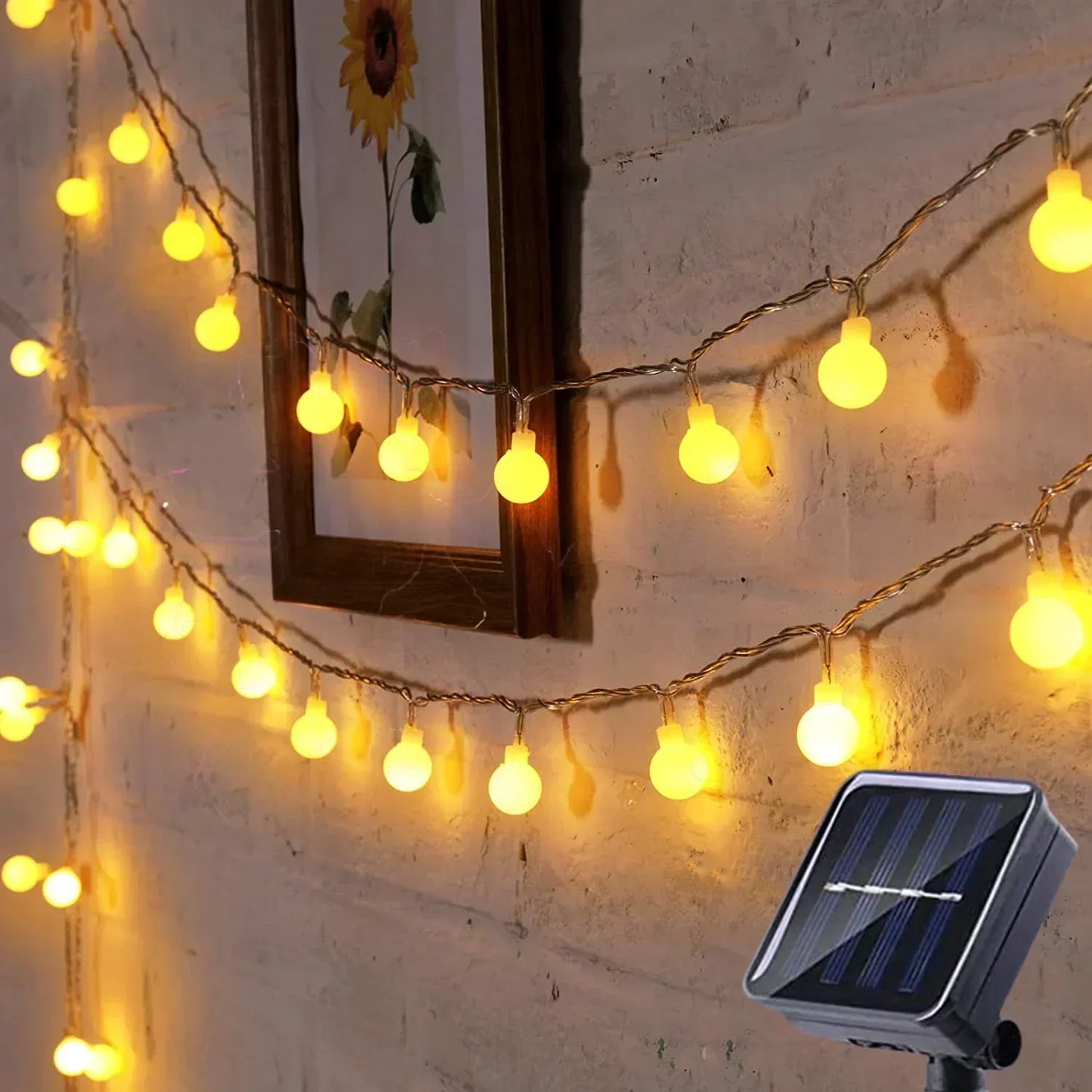 Bright Outdoor Solar String Lights