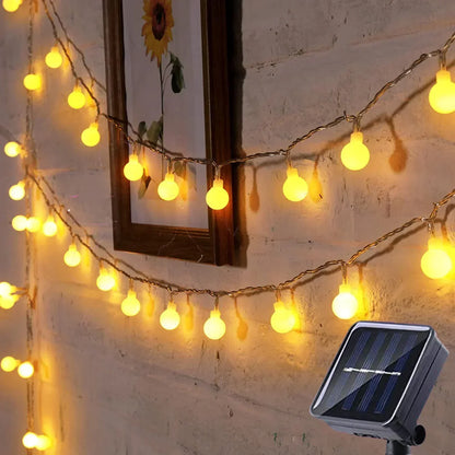 Bright Outdoor Solar String Lights