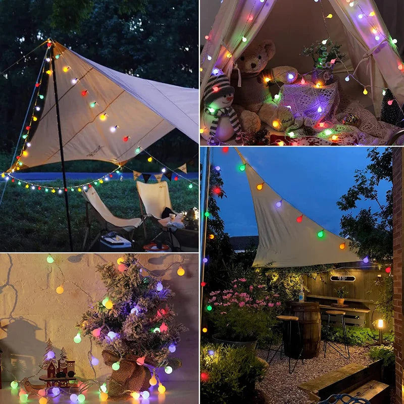 Bright Outdoor Solar String Lights
