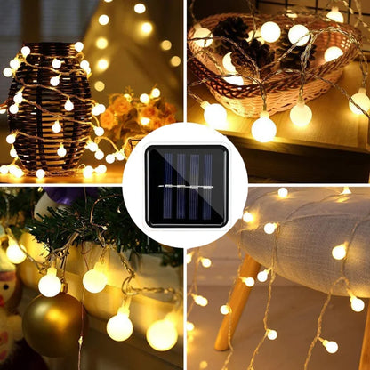 Bright Outdoor Solar String Lights