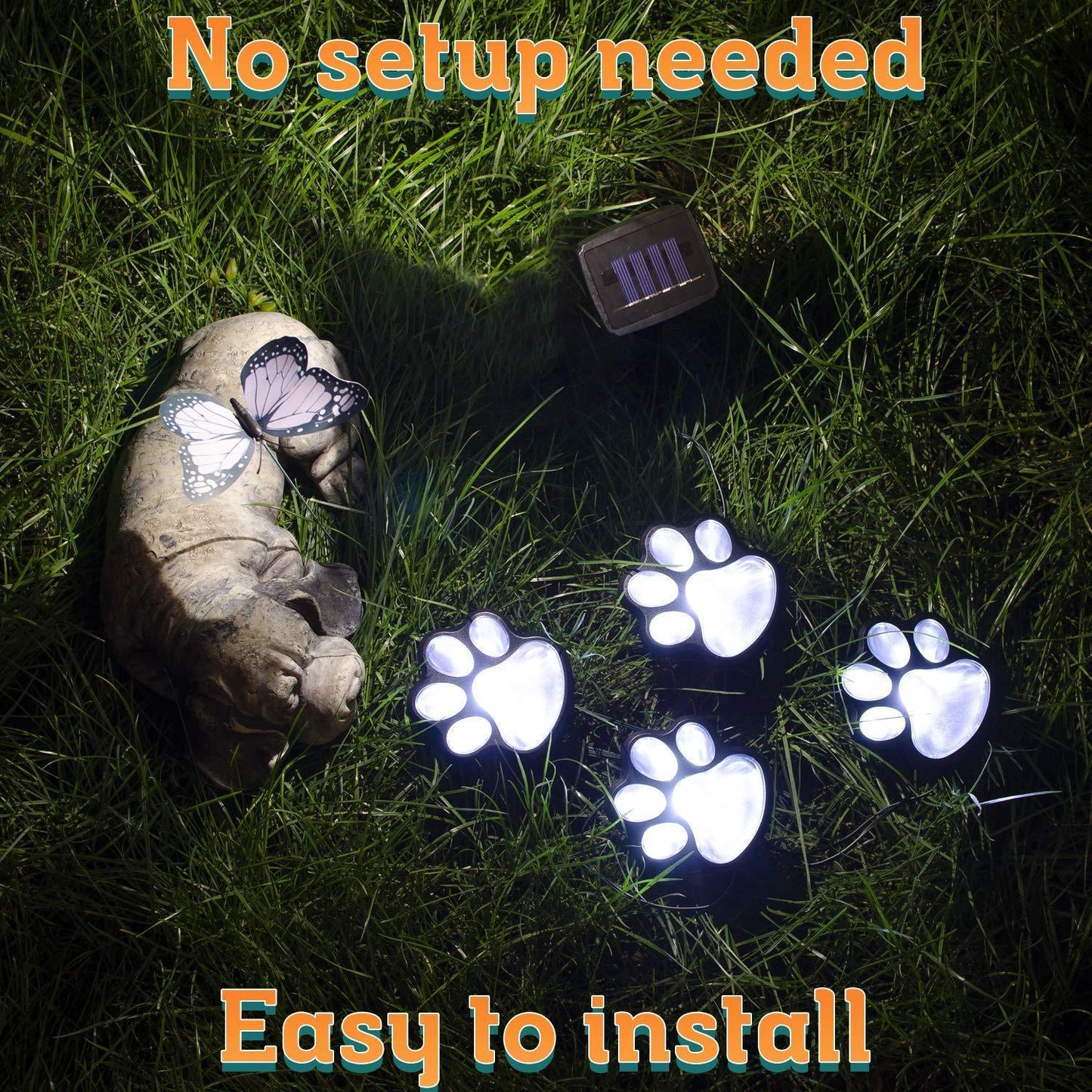 Vibrant Outdoor Solar Garden Lights