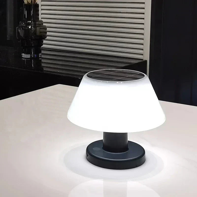 Eco Friendly Table Lamp - Bright Green Light