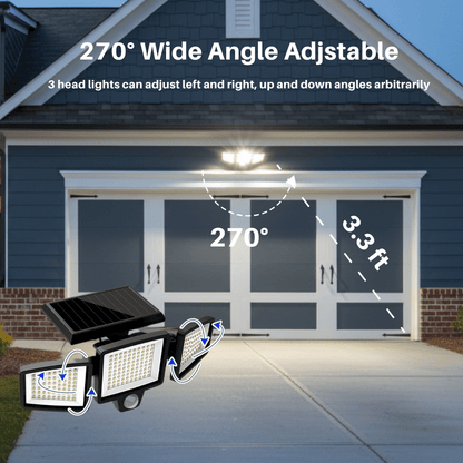 Outdoor Solar Motion Sensor Security Light
