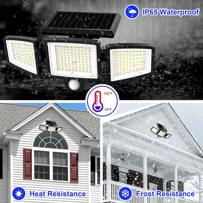 Outdoor Solar Motion Sensor Security Light