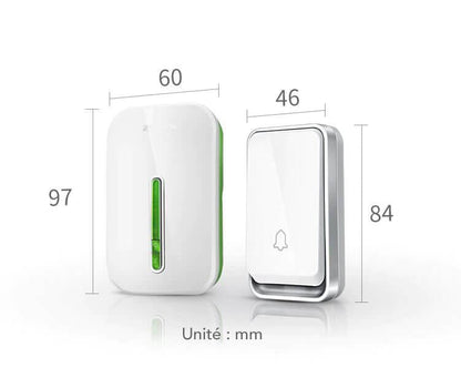 Wireless Smart Doorbell - Solar Powered Outdoor Bell