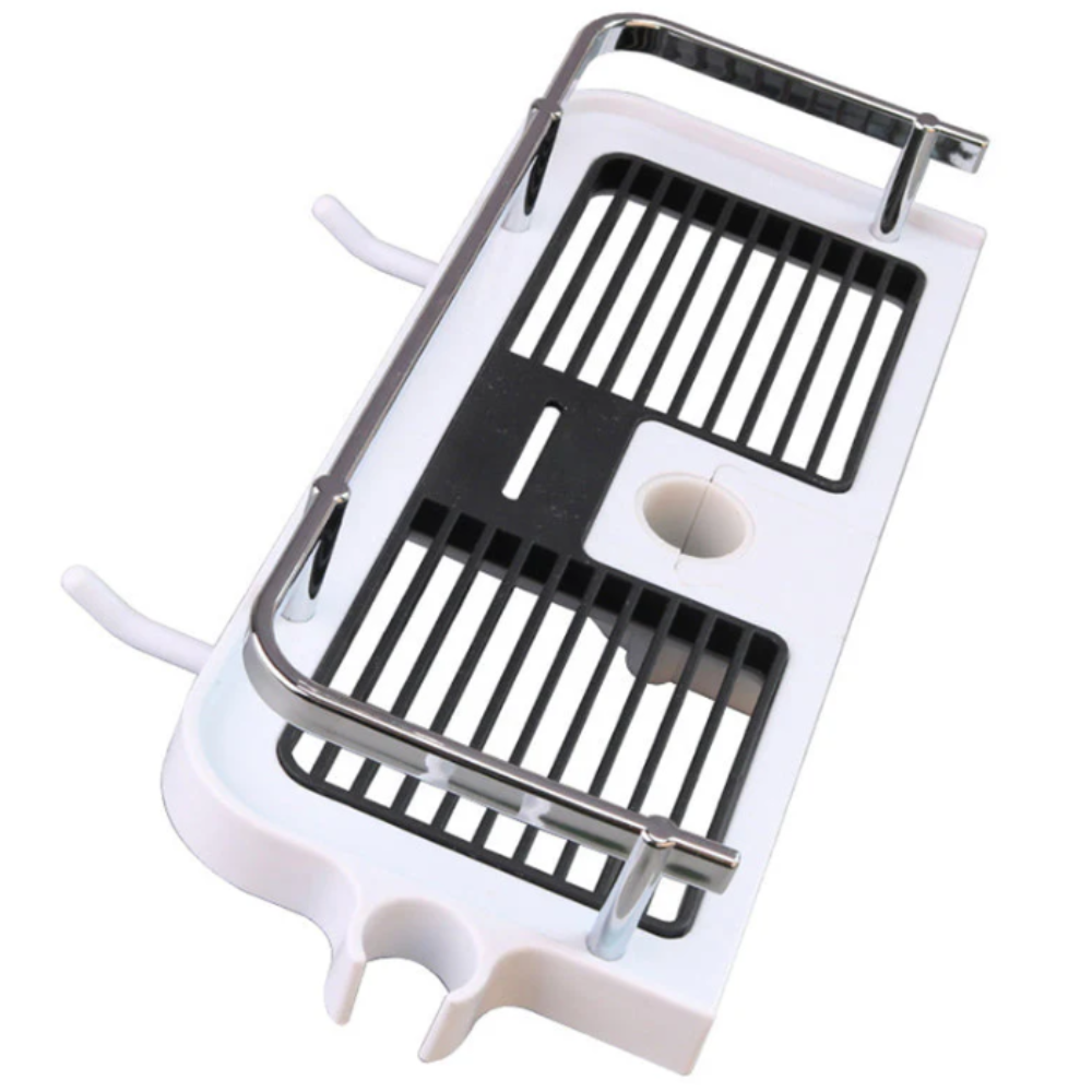 Modern Bath Shelf Chrome Storage Rack