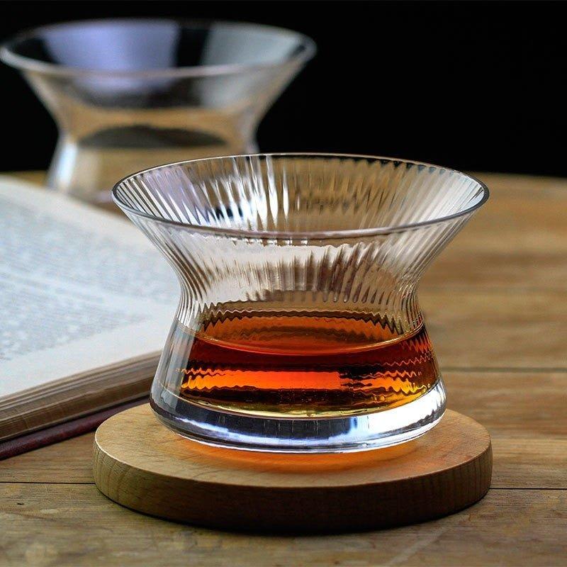 Rotating Premium Whiskey Glass - Luxicro