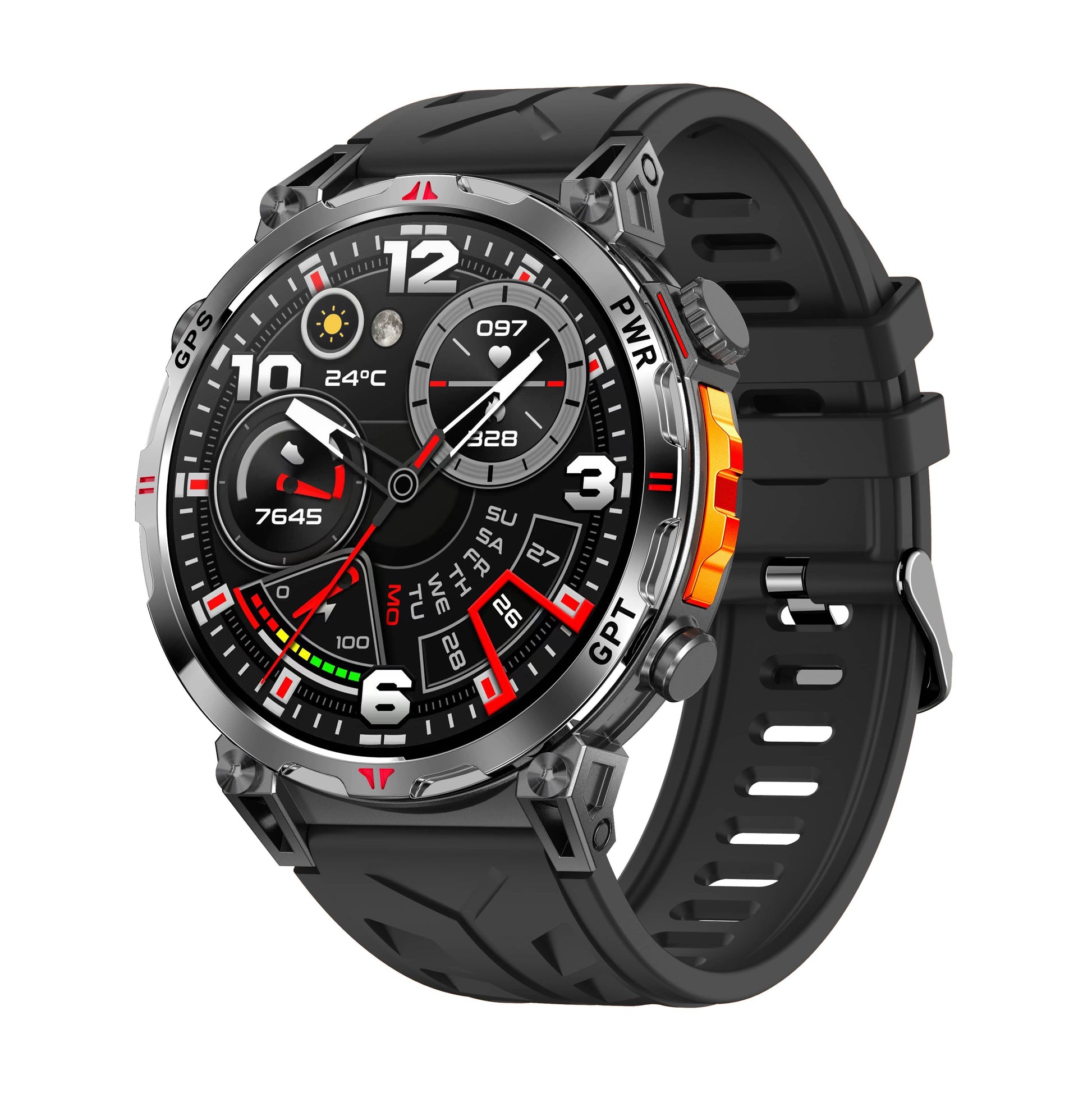 Advanced Fitness Smartwatch with GPS and Water Resistance - Luxicro