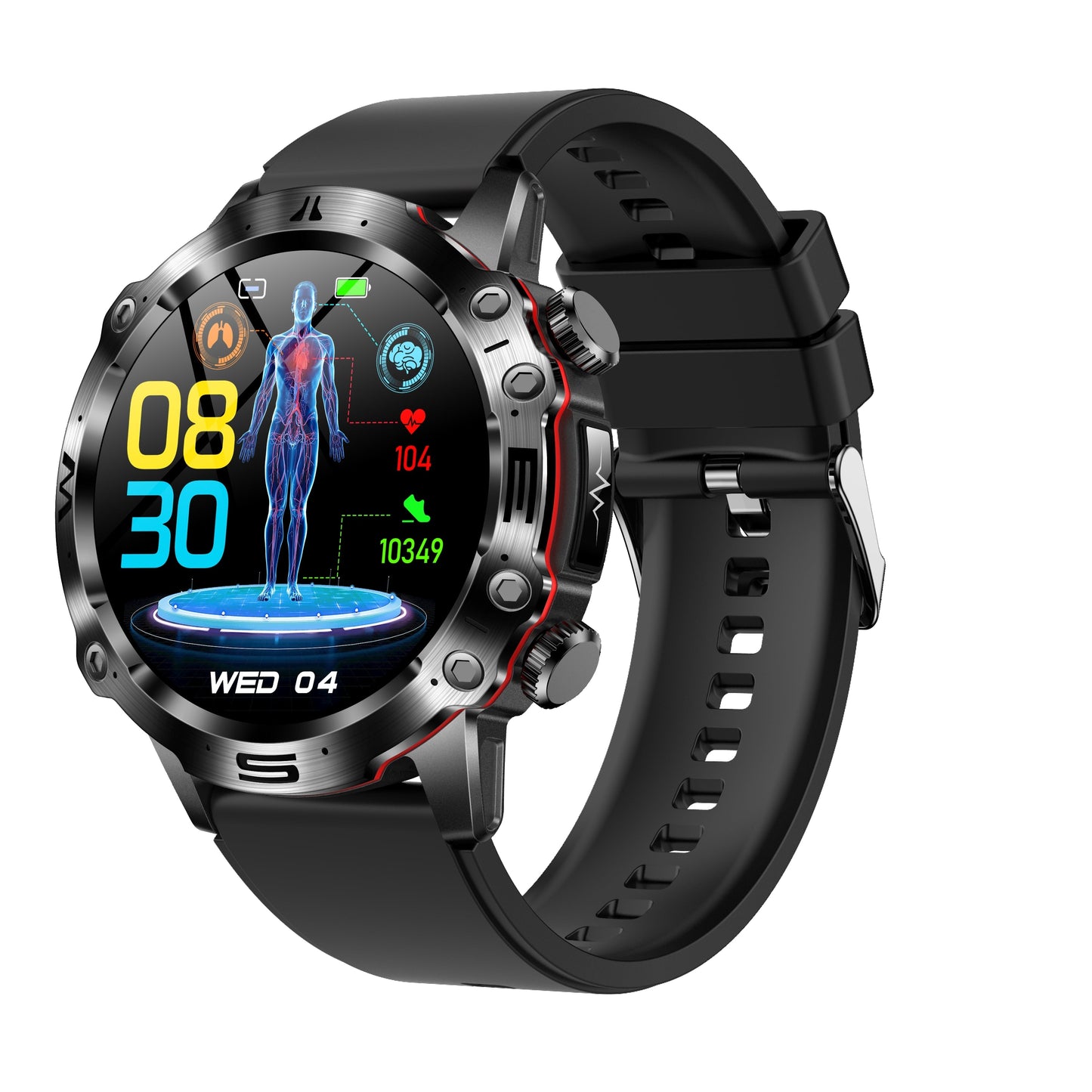 Advanced Fitness Smartwatch with Heart Rate Monitor