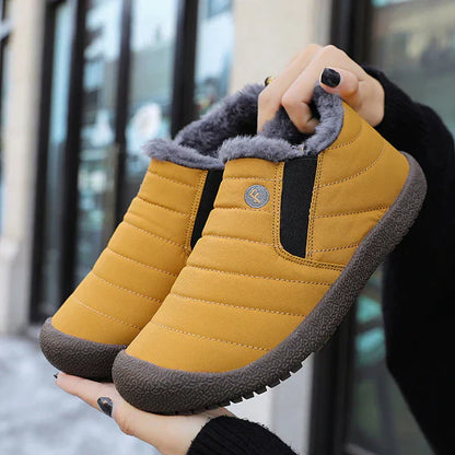 Warm Men's Quilted Slip On Winter Boots - Luxicro