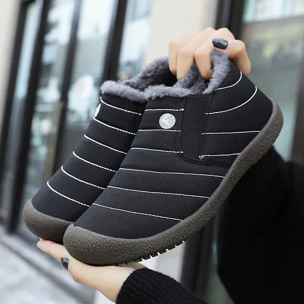Warm Men's Quilted Slip On Winter Boots