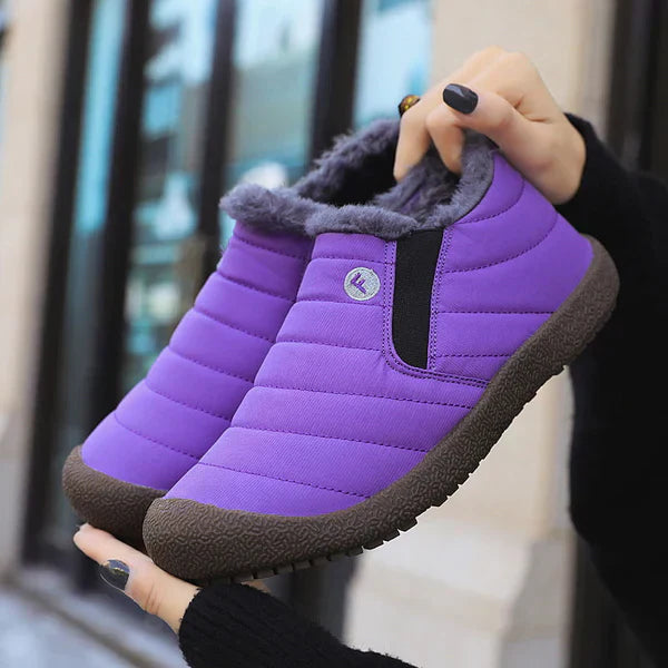 Warm Men's Quilted Slip On Winter Boots