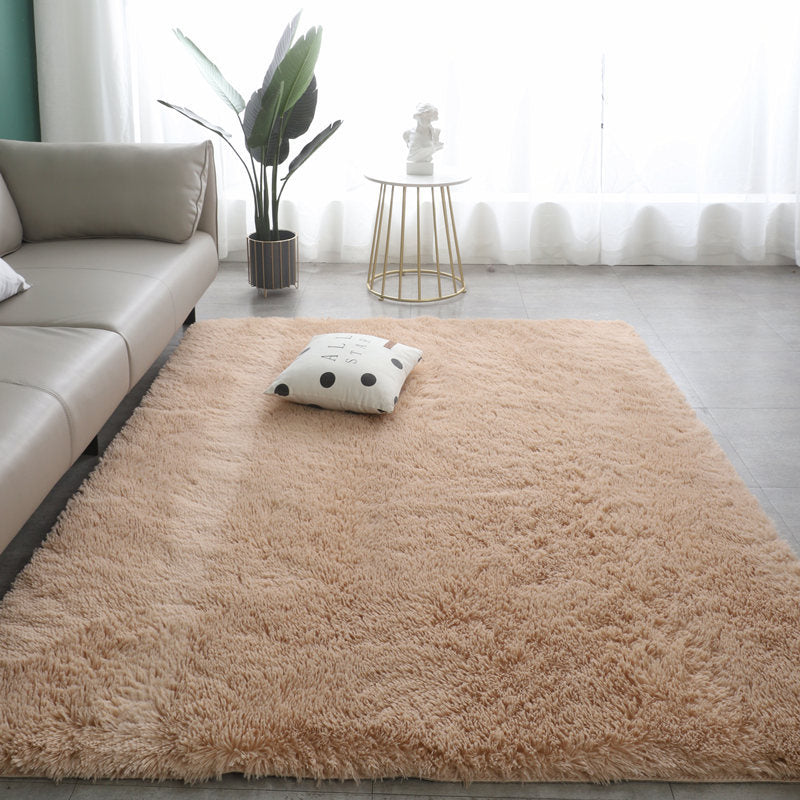 Colorful Gradient Plush Floor Rug
