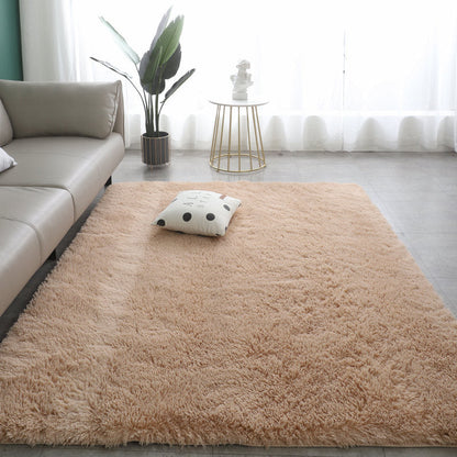 Colorful Gradient Plush Floor Rug