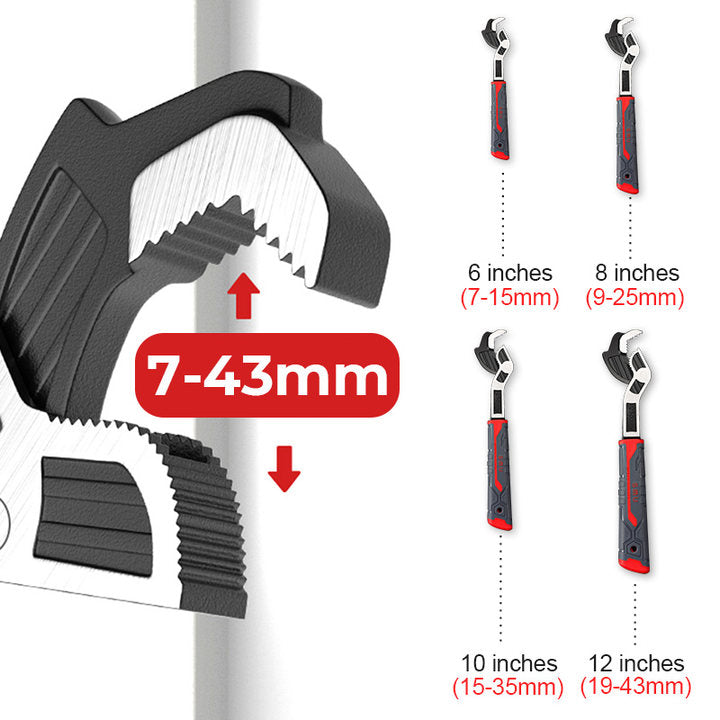 Heavy Duty Adjustable Pipe Wrench Tool