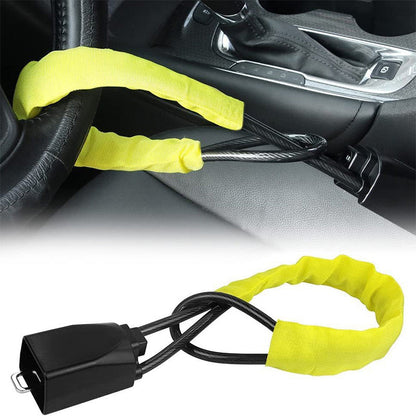 Heavy Duty Car Steering Wheel Lock Cable