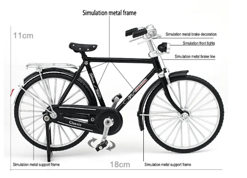 Small Scale Bike Building Model Kit