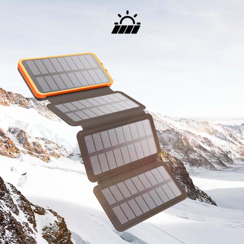 Portable Solar Powered Waterproof Charger Bank - Luxicro