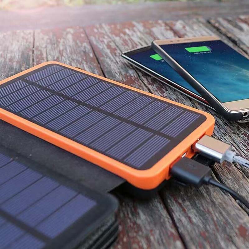 Portable Solar Powered Waterproof Charger Bank