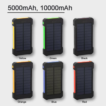 Compact Solar Charging Power Bank
