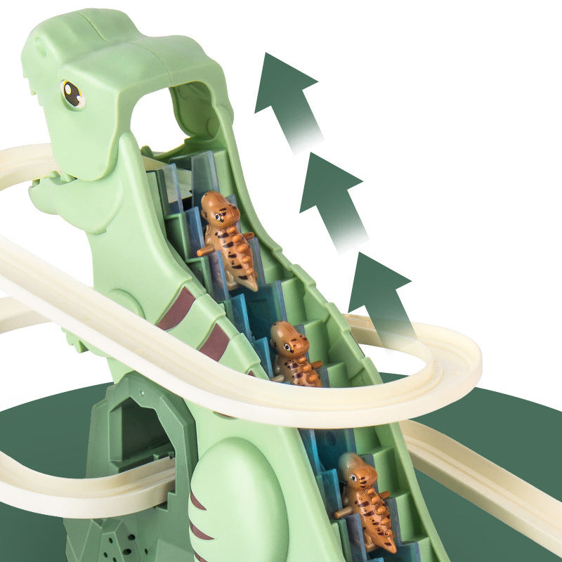 Fun Dinosaur Playset with Slide and Climb