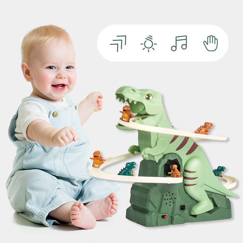 Fun Dinosaur Playset with Slide and Climb
