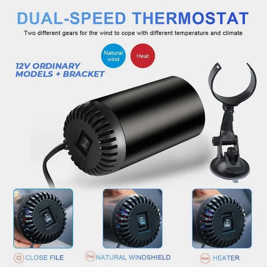 Compact Car Heating Hair Dryer - Luxicro