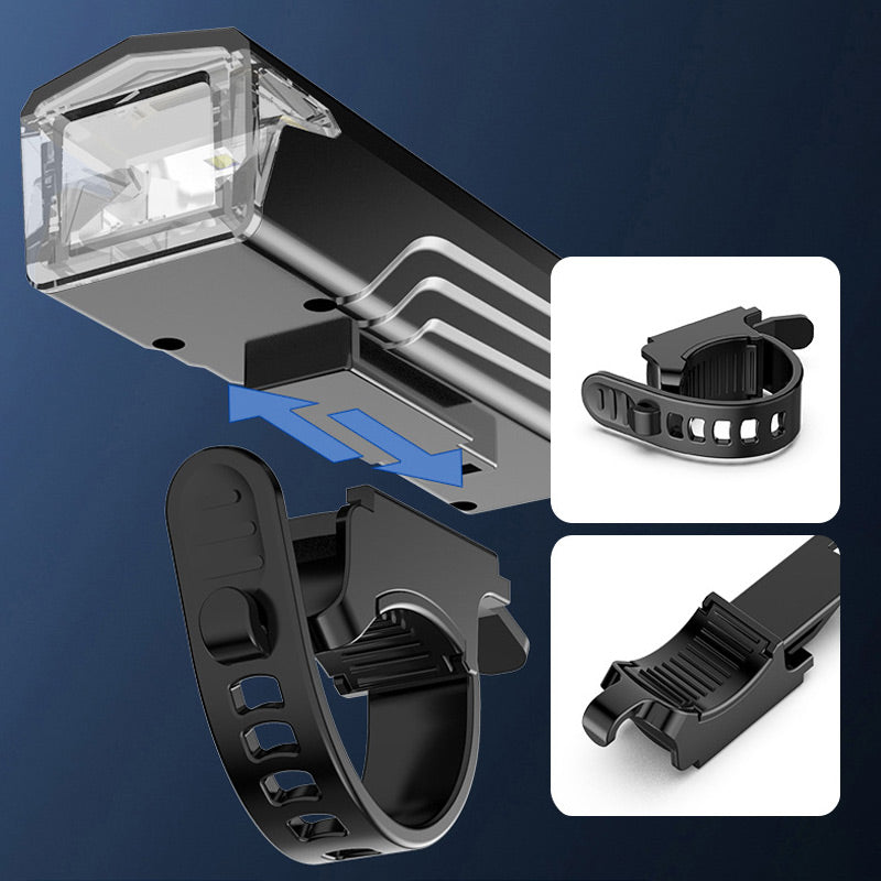 Powerful USB Bike Headlight Water Resistant