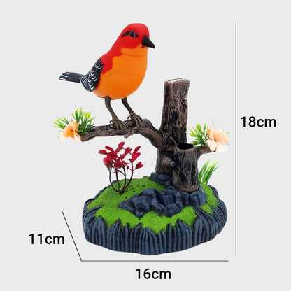 Smart Interactive Pet Toy with Singing Bird