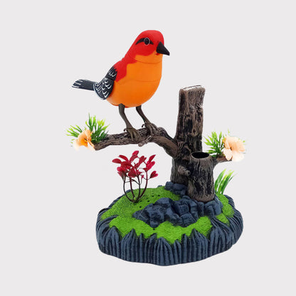 Smart Interactive Pet Toy with Singing Bird