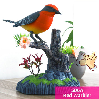 Smart Interactive Pet Toy with Singing Bird