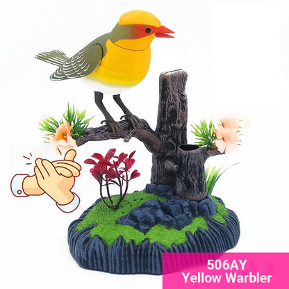 Smart Interactive Pet Toy with Singing Bird