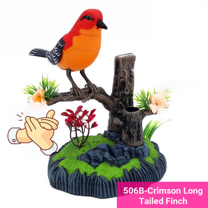 Smart Interactive Pet Toy with Singing Bird