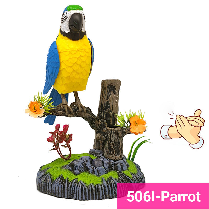 Smart Interactive Pet Toy with Singing Bird