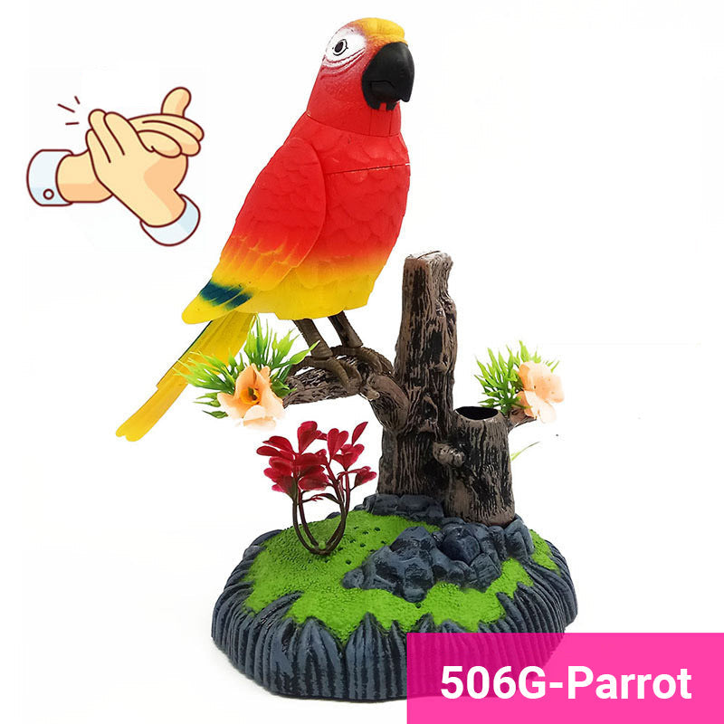 Smart Interactive Pet Toy with Singing Bird