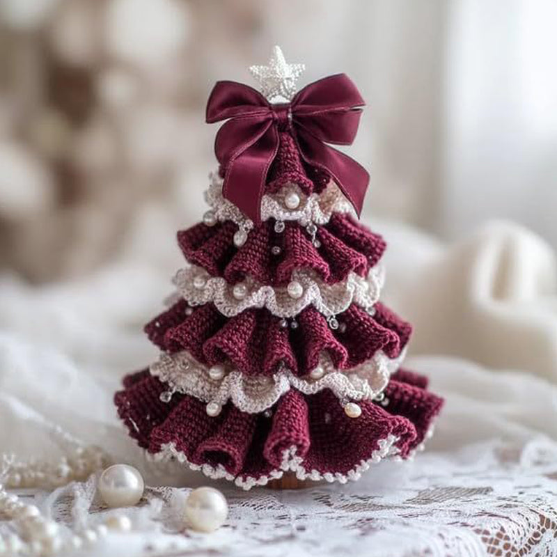 Beautiful Handmade Crochet Christmas Trees