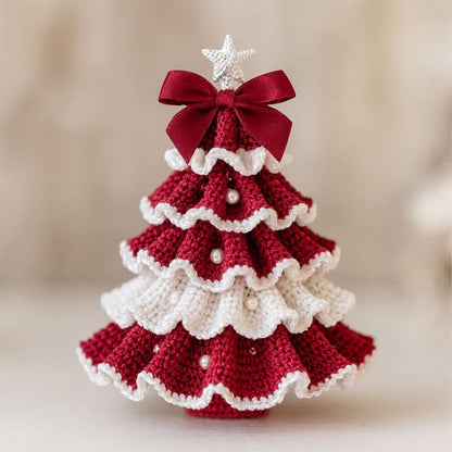 Beautiful Handmade Crochet Christmas Trees
