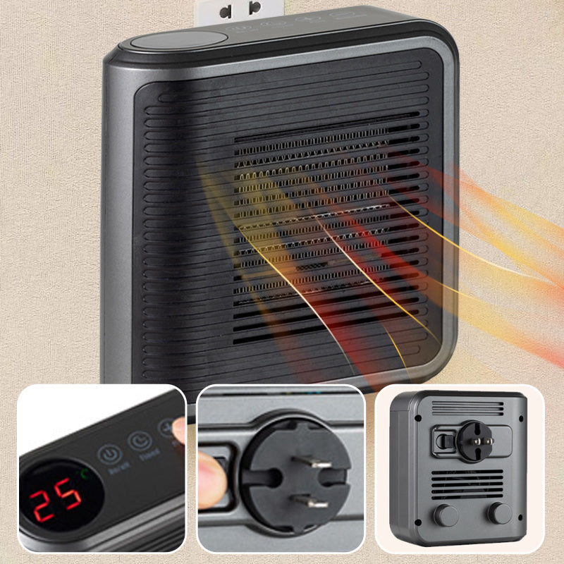 Compact 800W Plug in Room Heater